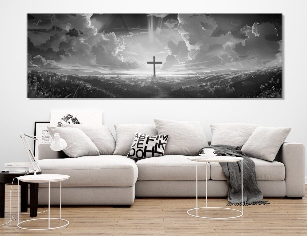 Bible Canvas Wall art The Power Of The Cross Christian Home Wall decor