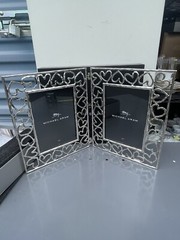 Michael Aram Heart Hinged Frame – Silver – 5″ x 7″ Open Box 132277