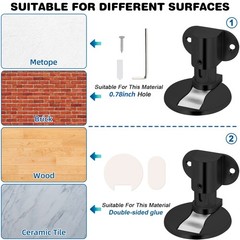 Stainless Steel Magnetic Door Stop,1 Pack Heavy Duty Door Stopper, Mount Magnets