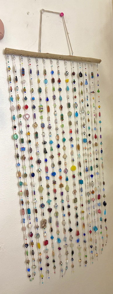 🌈✨ Handmade Beaded Wall Hanging — One of a Kind Art Piece ✨🌈