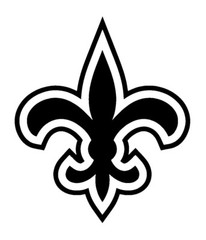 Vinyl Decal Truck Car Sticker Laptop – Football NFL New Orleans Saints