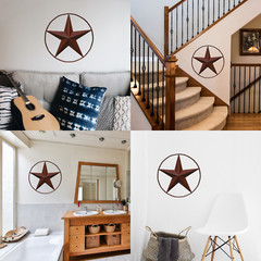 Rustic Dimensional Barn Star – 24″ Country Farmhouse Home Decoration