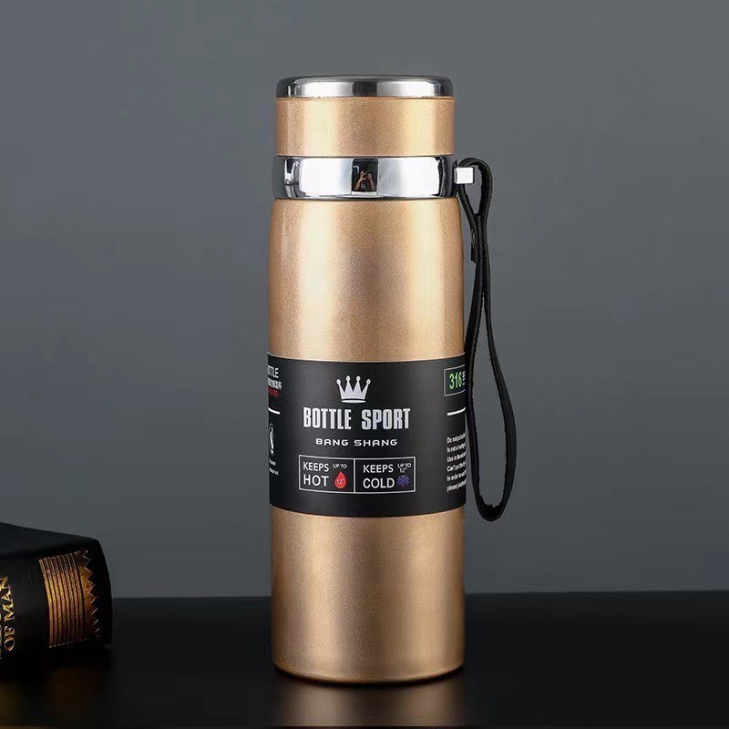 1L Vacuum Insulated Water Bottle – Stainless Steel Thermos for Water, Tea & Coff