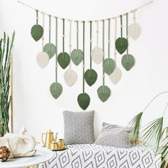 Macrame Wall Hanging Large Macrame Leaves Tapestry Wall Hanging Decoration Bo…