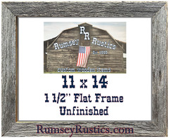 11×14″ weathered rustic barnwood barn wood picture frame distressed natural