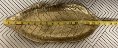 🍁 THRESHOLD Gold Leaf Tray -DECOR 🆕AS SHOWN
