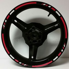 REFLECTIVE RIM STRIPES WHEEL DECALS TAPE STICKERS YAMAHA FZ1 FZ6 FZ-07 FZ-09 MT