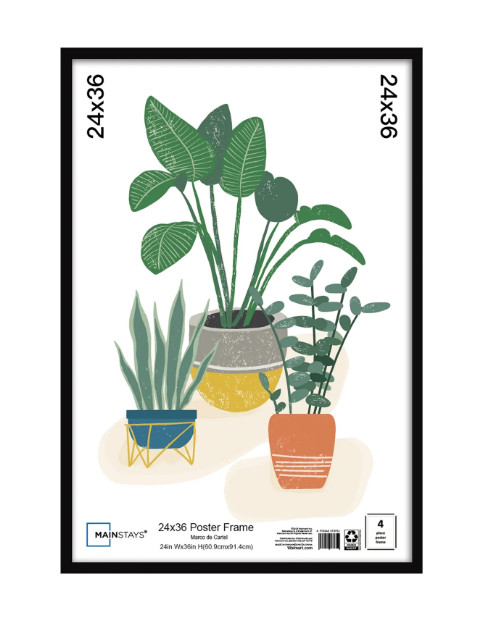 24×36 Basic Black Poster Frame