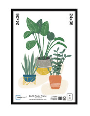 24×36 Basic Black Poster Frame