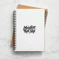 Manifest That Sh*t Vinyl Sticker, Water-Resistant, Car, Door, Window, Notebook