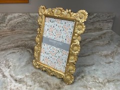 Shabby Chic Gold Tone Sunflower Photo Frame 4×6 Vertical Or Horizontal New