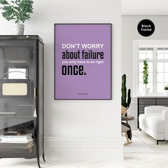 Motivational Poster, Failure, Motivational Wall Art, Motivational Quotes