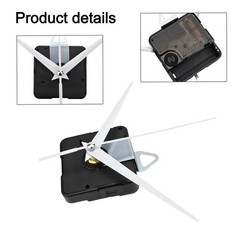 Silent Quartz Movement Kit for Clock Repair and Custom Wall Clock Design