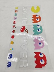 Pac Man UV DTF Transfer Sticker Wrap Tumbler UVDTF BUY 10+ GET COMBINED SHIP