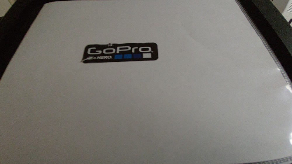 Rectangular ‘GoPro- Be a Hero’ Sticker