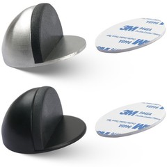 2 Pcs Adhesive Door Stopper Stainless Steel Floor Door Stopper Floor Mounted …