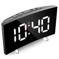 Digital LED Large Display Wall Desk Alarm Clock With Calendar Temperature Date