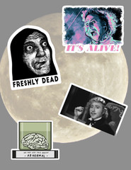 Young Frankenstein 70’s Movie 5pc Sticker Pack