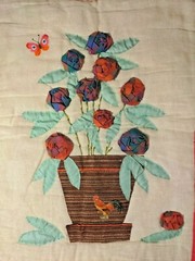 Padded 3D Applique Cotton Unisex Baby Blanket NEW Handmade Unique 28′ x 22′