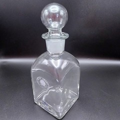 Block Ivima Hand Blown Glass Decanter Image Award 1981 Designed Gerald Culotta