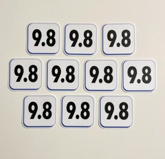 9.8 Stickers 10ct – Plus 1ct MARVEL or DC Stkr 9.8 CGC STICKERS CGC 9.8 Sticker