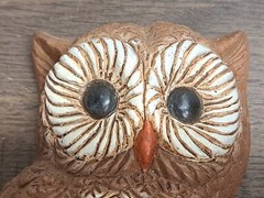 VTG Retro White Brn Owl Set Wall Plaque Foam Kitch Multi Styles Colors Listed