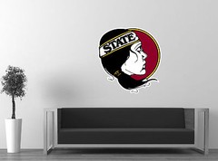 Florida State Seminoles Lady Vinyl Sticker Decal SIZES Cornhole WallCar Truck