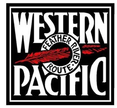 Western Pacific Railroad Railway Train Sticker Decal R4622