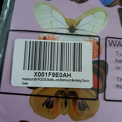 80 pcs 3D Butterfly Wall sticker Decal Removable Sticker Bedroom Decor