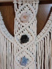 Macrame Chakra Wall Hanging 17.5″ X 36″ Boho Design