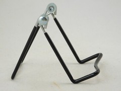 Easel Display Stand Adjustable Small Size Black Vinyl on Metal