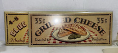 Wall Signs Country 2 in lot 1×8.5×21″ New