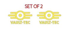 VAULT-TEC logo from Fallout video game series decal you choose color