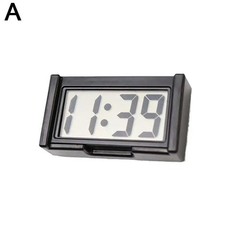 Mini Digital Clock Large Screen Car Dashboard Electronic Clock Self-adhesive Min