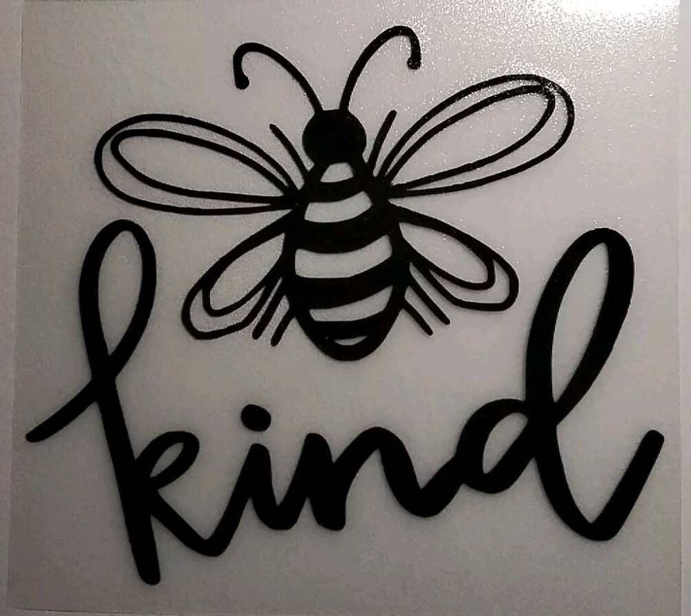 Bee Kind Vinyl Sticker – Car Sticker, Vinyl Decal,Laptop Sticker 4.5×4 Inches!