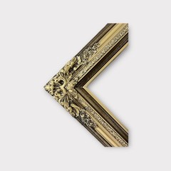 18 X 24 In Stock-Traditional compo XL ornate corners wood frame, Vintage Gold