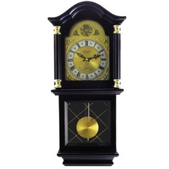 Bedford Clock Collection BED-7071 26″ Chiming Pendulum Wall in Antique