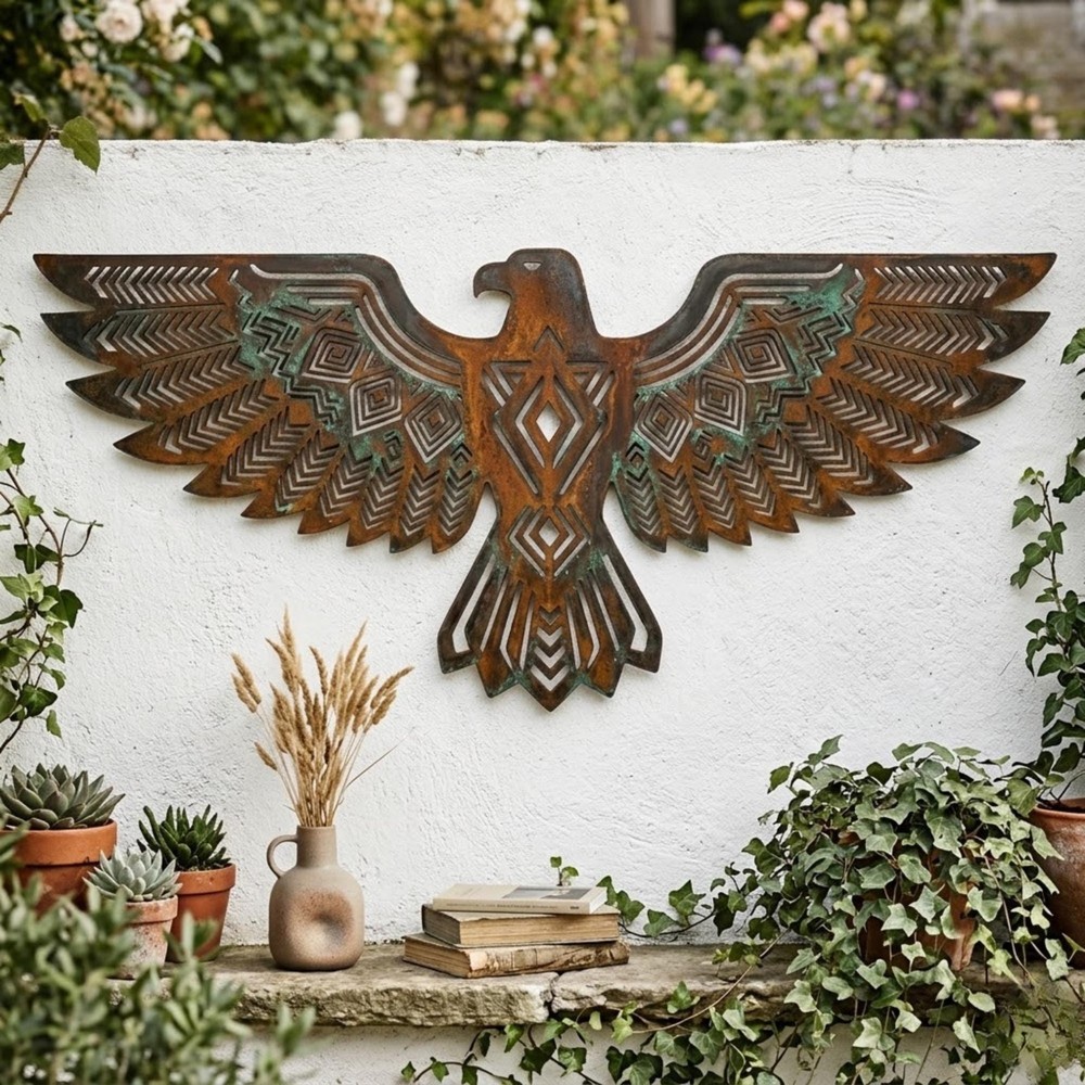Thunderbird Metal Wall Art, Native American Decor Gift