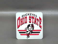 Ohio State Buckeyes Inspired Stickers NCAA Football Decals Brutus State Leaf