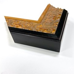 4 1/2″ Readymade Picture Frame (Gold Swirls)