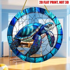 Acrylic Sea Turtle Sun Catcher Window Hanging Ocean Decor Gift for Turtle Lovers