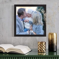 18×18 Solid Wood Picture Frame with UV Acrylic, Available in 6 Finishes