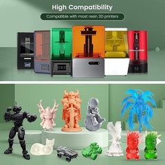 SUNLU 3D Printer Resin 1kg, Fast Curing Standard 3D Resin for LCD DLP SLA 3D Pri