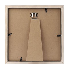 Picture Frames 8×8 2 Pack Nature Solid Black Wood for Wall Mounting and Table…