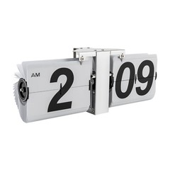 Retro Wall Mount / Tabletop Flip Clock Battery Powered Digital Display Clock