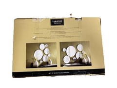 Wall Mount Mirror Set Of 7 Round Glass Bathroom Mirrors Home Decor Variable Size
