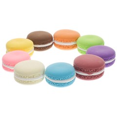 9 Pcs fake cake food model handicrafts plant press set Pretend Play Toy A