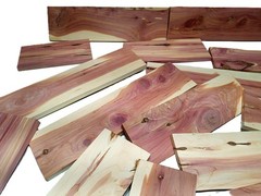 10lbs Red Cedar Wood PLANED SMOOTH Kiln Dry Scrap Lumber Drop Pieces SHIPs FREE!