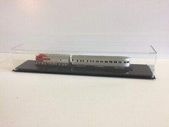 Train Display Case HO Scale 24″ Acrylic Railroad Model Locomotive USA Cabinet