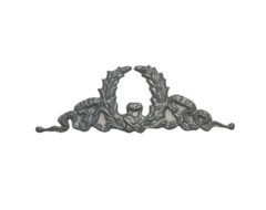 Neoclassic Laurel Wreath Door Topper Wall Ornament Antique Plaque Architectural